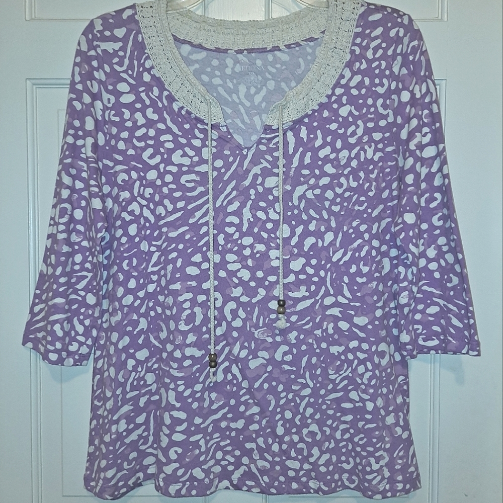 Women’s blouse crochet animal dot summer travel party holiday business sport
